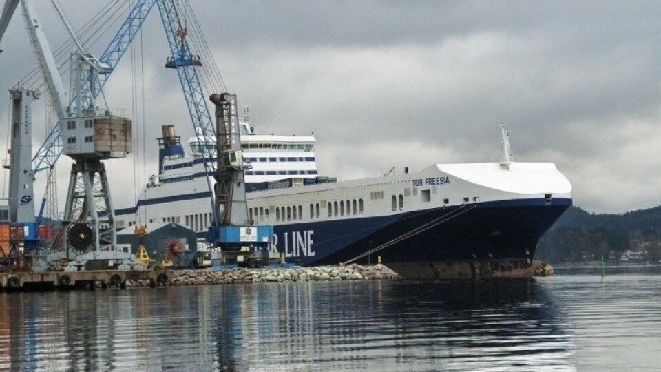 Brevik-terminalen eksempel på grønt logistikknutepunkt.