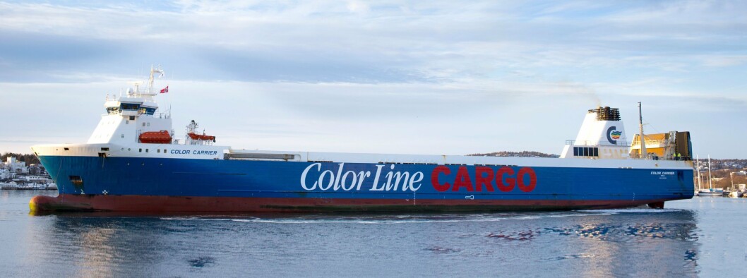 CARRIER: Color Carrier går mellom Oslo og Kiel og kan ta alle typer last, også kjemikalier og farlig last. CARRIER: Color Carrier går mellom Oslo og Kiel og kan ta alle typer last, også kjemikalier og farlig last.
