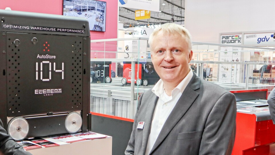 Administrerende direktør Dag-Adler Blakseth i Element Logic gleder seg til å selge AutoStore i hele det europeiske markedet.