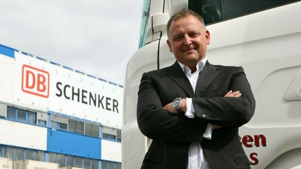 Salgs- og markedsdirektør Peter Stangeland i Schenker AS er ved godt mot i en verden i korona-krise. Foto: Per Dagfinn Wolden