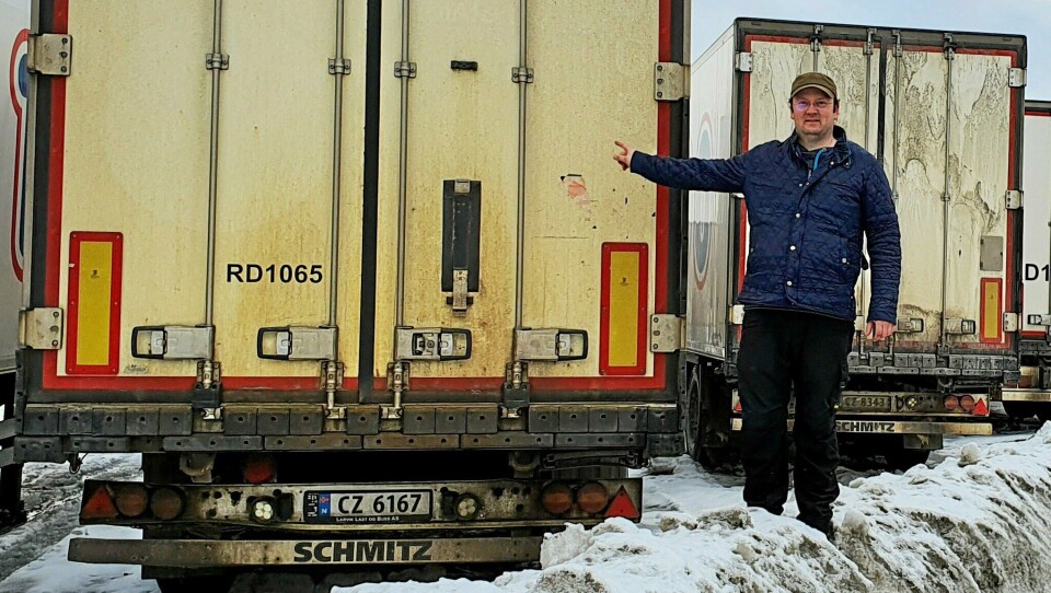 Oddbjørn Iversen har hatt oppfinnelsen Clean Cargo klar på tegnebrettet i mange år. Nå håper han å få den realisert. - Jeg har vært i dialog med flere store transportører og grossister som synes ideene er spennende og ønsker å benytte seg av løsningen, sier han.