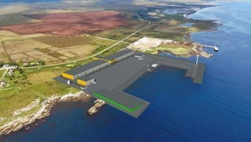 Slik blir anlegget til Andfjord seende ut. Foto: Illustrasjon: Ben-Tommy Eriksen/Andfjord.