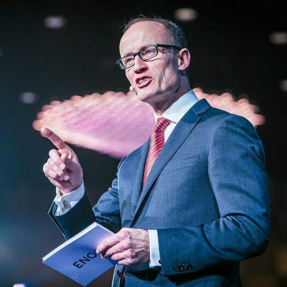 Administrerende direktør Nils Kristian Nakstad i Enova er spent på hvordan 2020 vil utvikle seg med tanke på koronakrisen.