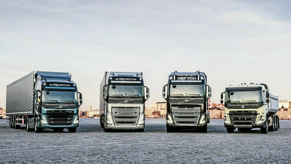 Volvos nye lastebilserier ble for første gang vist i mars 2020.