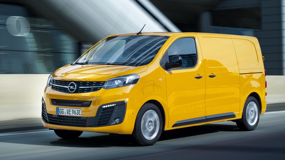 Opel Vivaro-e kommer til høsten.