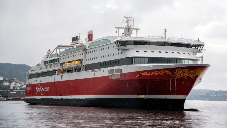 Bergensfjord trafikkerer vanligvis strekningen Bergen - Stavanger - Hirtshals.