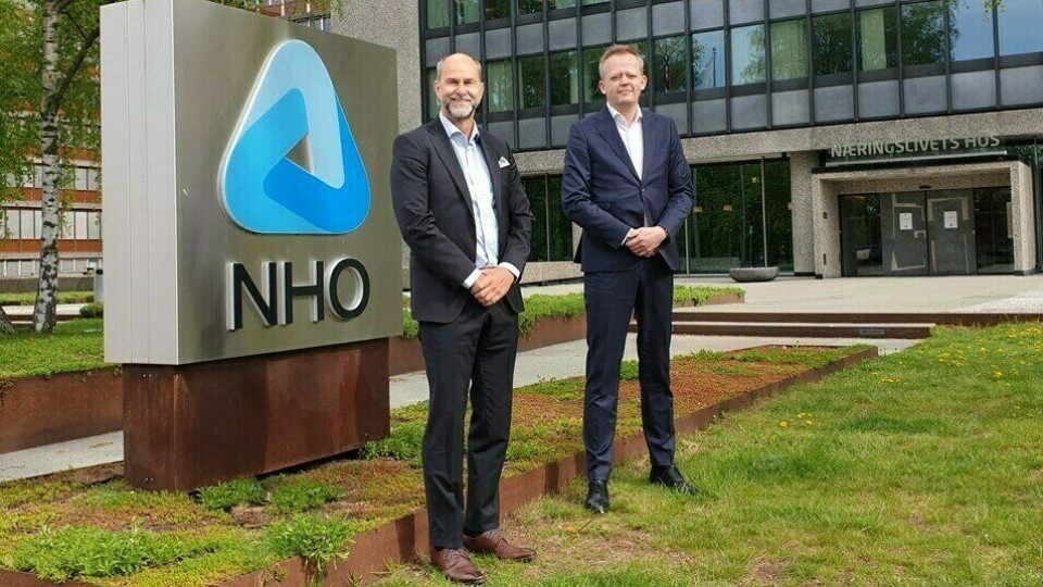 Fra venstre: Terje Aarbog, DHL Express AS og Knut Eriksmoen, Schenker AS. Fra venstre: Terje Aarbog, DHL Express AS og Knut Eriksmoen, Schenker AS.