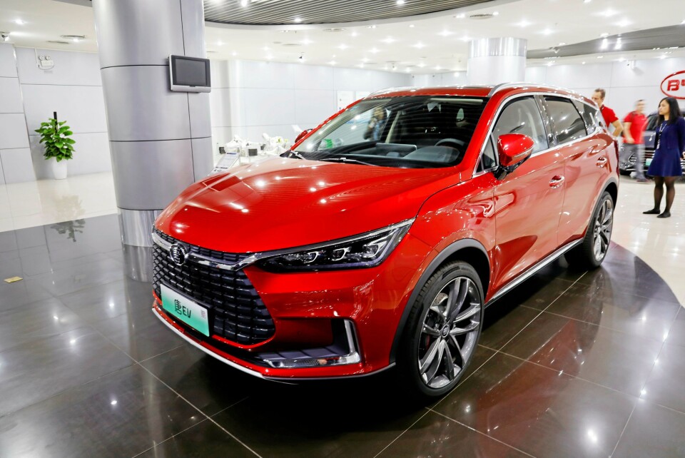 Personbilen Tang EV600 er først ut i Norge og er en av mange personbilene BYD har på programmet.