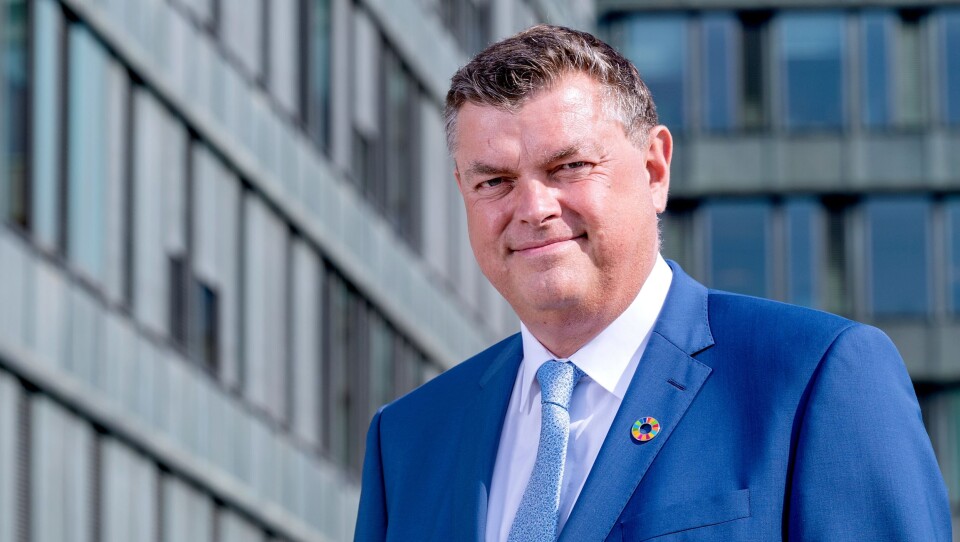 Mogens Jensen er dansk minister for matvarer, fiskeri og likestilling og minister for nordisk samarbeid.
