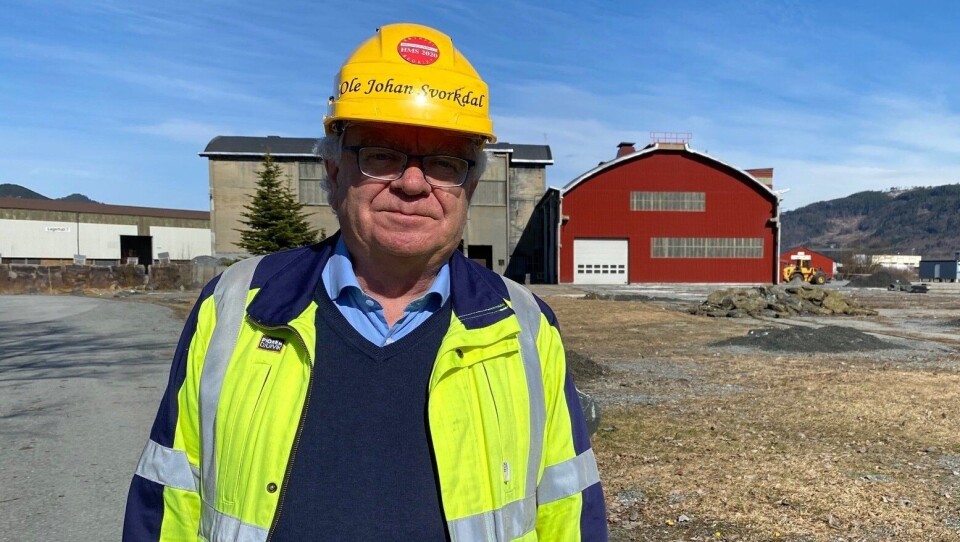 Adm. dir. Ole Johan Svorkdal i Orkanger-bedriften Washington Mills setter stor pris på 37,2 mill. kroner i støtte fra Enova. (Foto: Øyvind Brostrøm) Adm. dir. Ole Johan Svorkdal i Orkanger-bedriften Washington Mills setter stor pris på 37,2 mill. kroner i støtte fra Enova. (Foto: Øyvind Brostrøm)