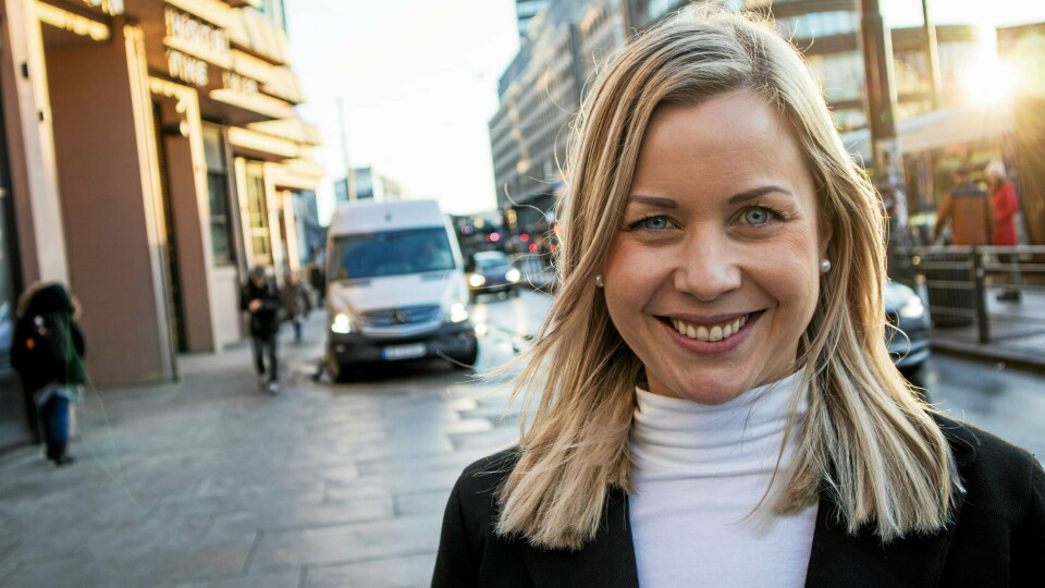 ERFARING OG PÅGANGSMOT: Maiken Therese Kallesen tar styringen i  Logistikkforningen avd. Østlandet.