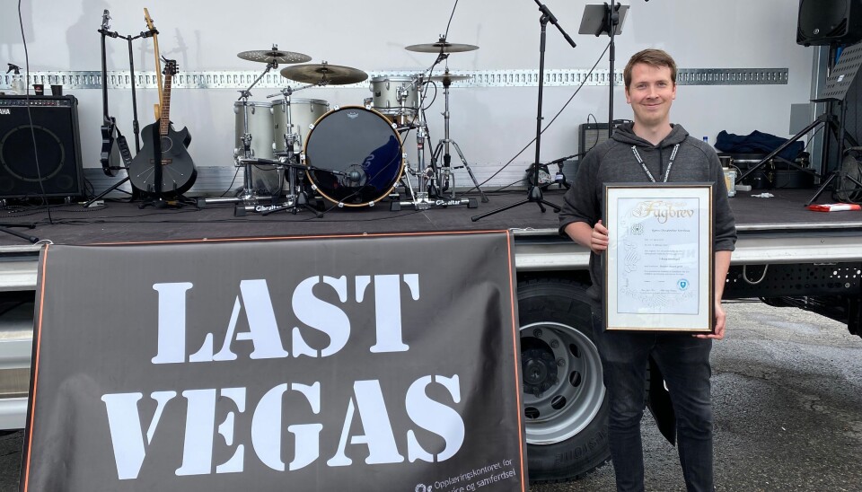Bjørn Christopher Nordnes er som tredje generasjons yrkessjåfør på full fart inn i transport- og logistikkbransjen. På Last Vegas fikk han fagbrevet.