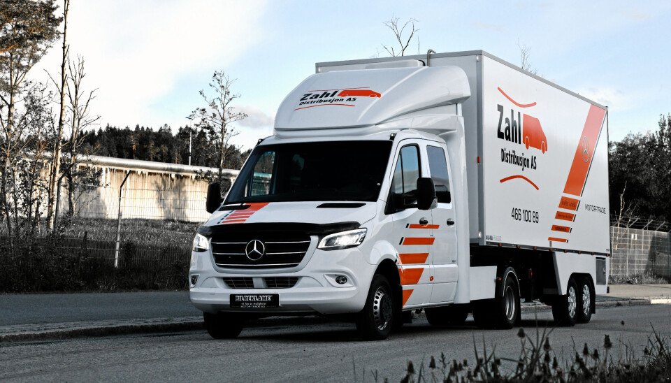 Denne kombinasjonen kan kjøres med et BE-førerkort, og nyttelasten er tilsvarende eller bedre enn mange 7,5-tonnere. (Foto: Motor-Trade)