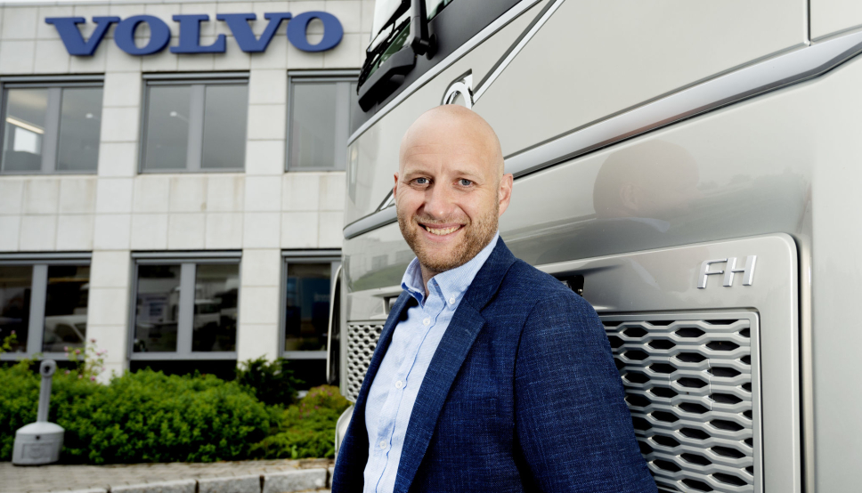 Karstein Ahlin, administrerende direktør for Volvo Norge AS, bygger nå opp sin nye organisasjon: Nye Volvo Norge