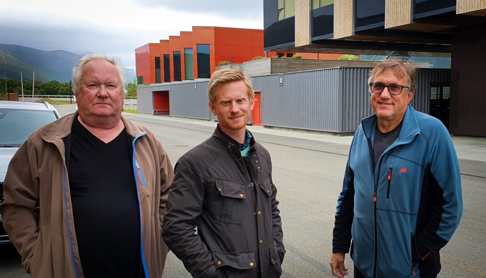 Are Selnes, CTO EDI-Systems (f.v.), Raymond Haga, Finance and Business Management Director Maritech, Robert Hansen, CEO EDI-Systems