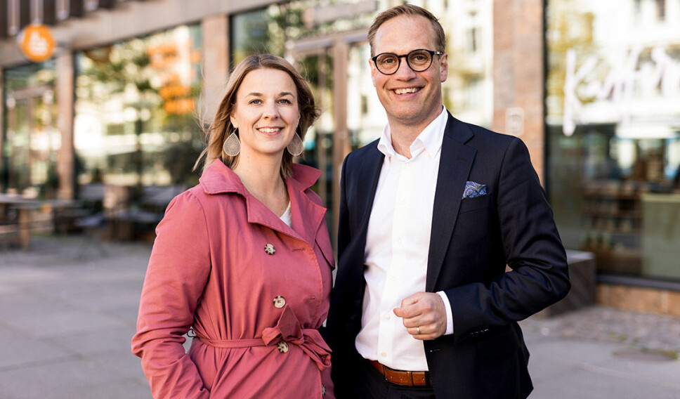 Linda Gårdlöv og Andreas Wramsmyr, henholdsvis medgründer og vd i Adnavem forteller om nye fremstøt på det europeiske markedet.