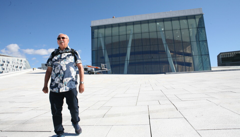 PENSJONIST: Nå er det tid for ettertanke. - Og hvorfor ikke bruke Operataket som et mimringens ståsted, mener Tom-Erik Østreng. Foto: Per Dagfinn Wolden