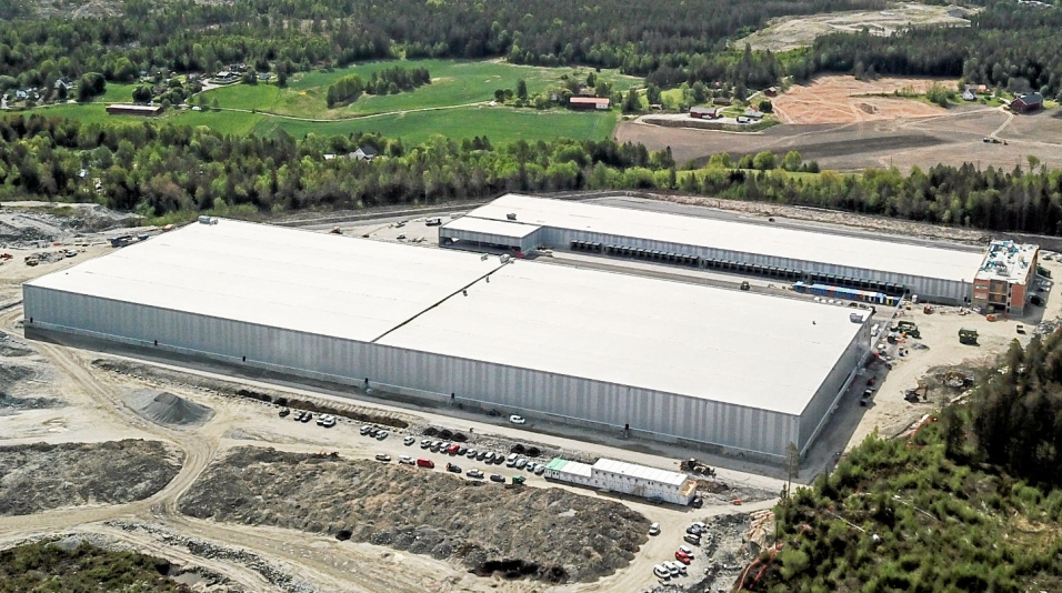 KUNDE 2: DSVs store nye anlegg på Vestby skal også fylles opp med automatiske løsninger fra Jungheinrich.