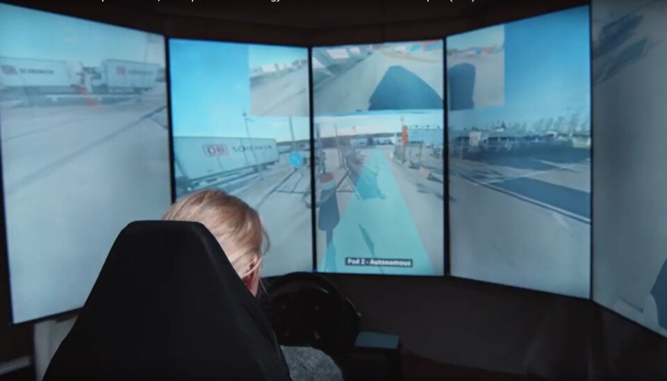 Svenske Einride er igang med fjernstyrte lastebiltransporter i Jönköping.