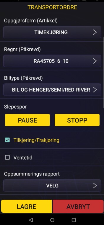 COLLECTOR PRO APP: Sjåførens arbeidsverktøy for digitalisering av asfalttransport er utviklet med fokus på brukervennlighet for sjåførene. COLLECTOR PRO APP: Sjåførens arbeidsverktøy for digitalisering av asfalttransport er utviklet med fokus på brukervennlighet for sjåførene.