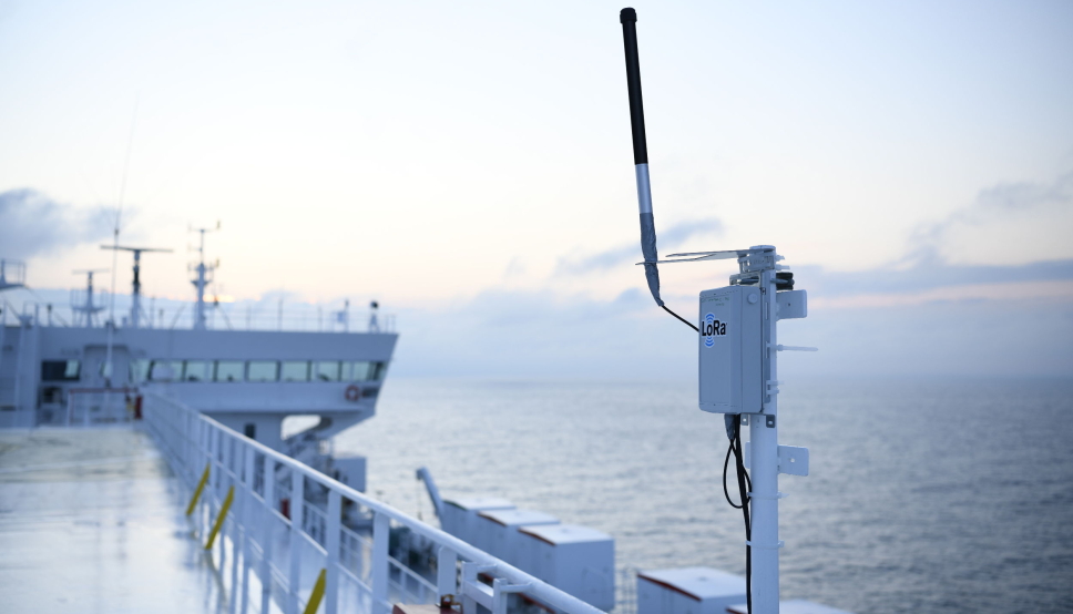 Ved hjelp av sensorteknologi og trådløse signaler skal Altibox og Wilhelmsen gjøre godstrafikken smartere.