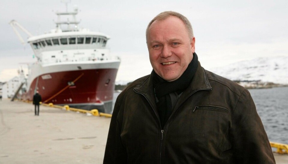 NLFs regionsjef Roar Melum slår et nytt slag for sjøgodset. Han fraråder godstogsatsing på jernbane og argumenterer med at det er samfunnsøkonomisk ulønnsomt. Foto: Per Dagfinn Wolden