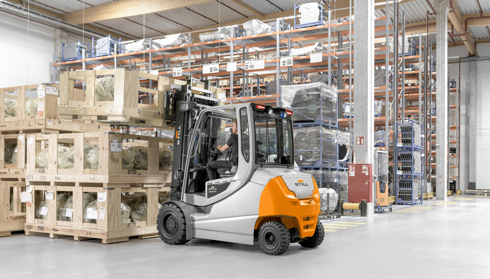 Nye RX60-35/50 kan kjøres to skift før det trengs batteribytte eller lading.