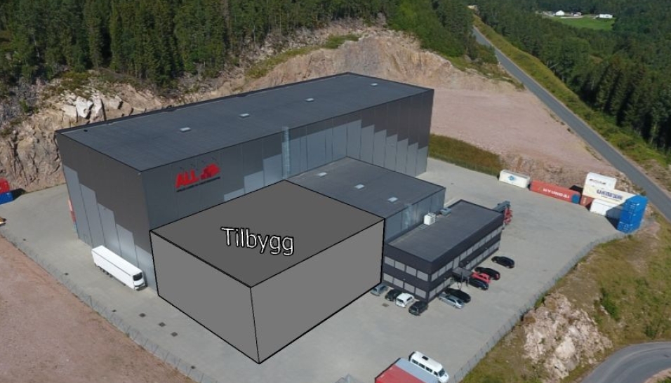 FREMTIDEN: Apilar har ferdig tegnet en fremtidig utvidelse ved anlegget i Røyken.