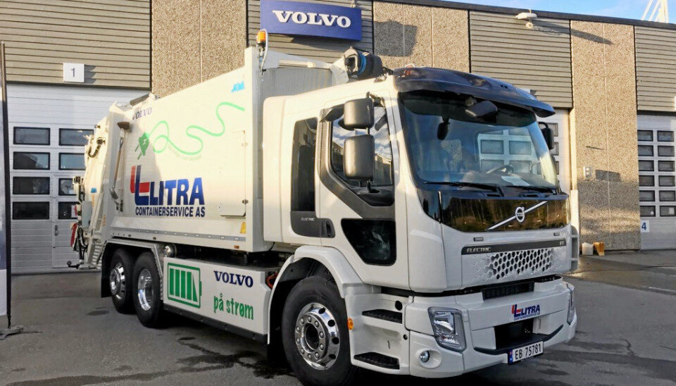 Den elektriske Volvo-en skal settes i drift på fredag.