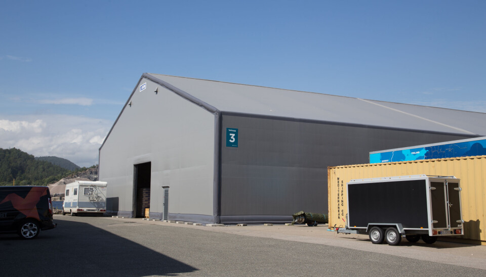 AREALEFFEKTIVT: Colliflow har i dag lagre i tre ulike bygg i tillegg til en nyoppført Rubb-hall. Autostore-anlegget skal sikre at man ha plass til å vokse.