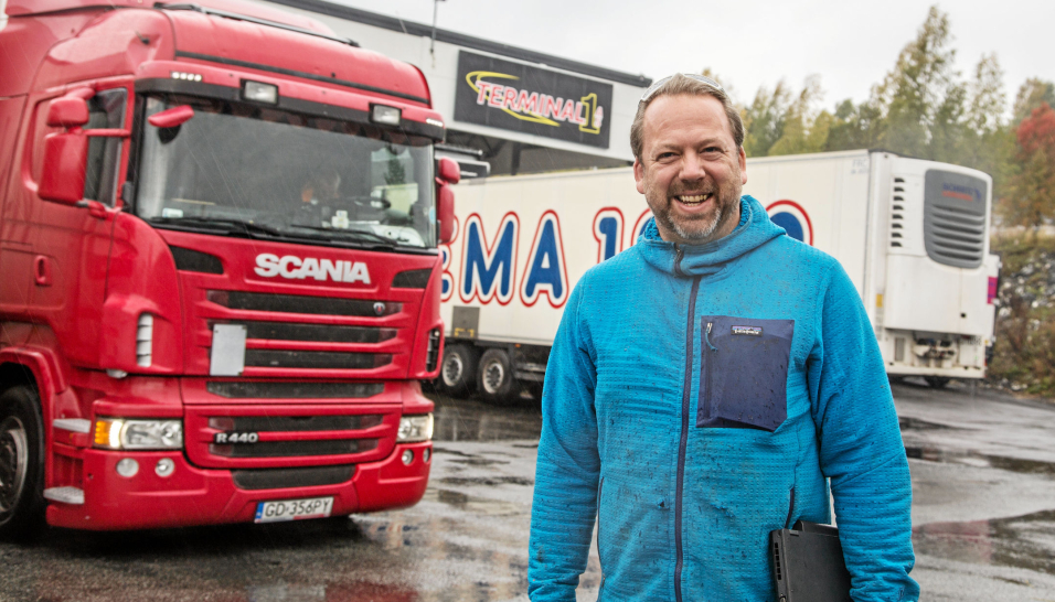 MIDT I SMØRØYET: Terminalen på Berger ligger gunstig til både med tanke på flyfrakt og videre transport ut i Europa, forteller Pål Marius Skipperud.