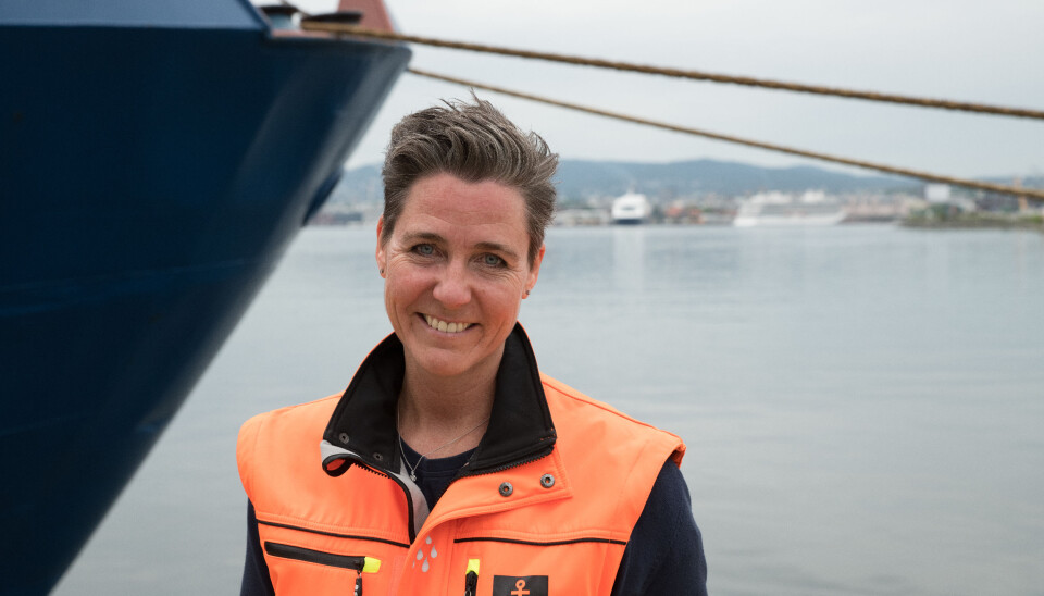 Heidi Neilson, Oslo Havns miljøsjef, i Sydhavna.