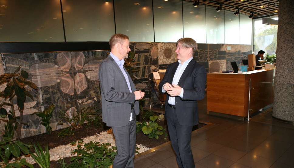 NHO LT-sjef Are Kjensli får med seg Ole Andreas Hagen som kollega og sparringspartner i NHOs høyborg fra nyttår. Foto: Per Dagfinn Wolden