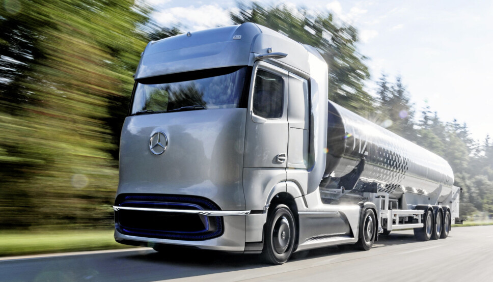 Daimler Trucks CO2-nøytrale fremtid med elektrisk drivlinje og hydrogen brenselcelle.