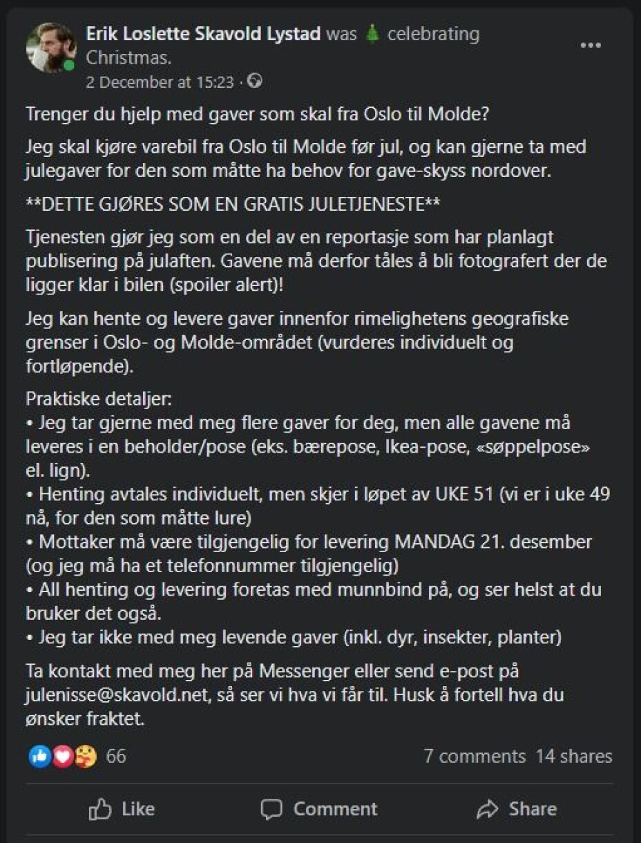 Det meste skjer på Facebook ...