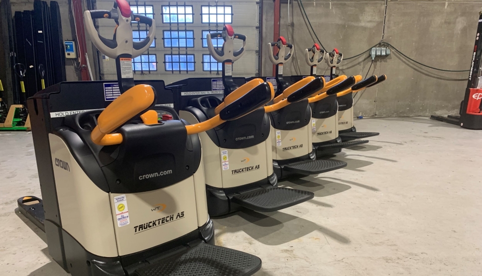 Trucktech leverte sine første Crown WT3040 tirsdag.