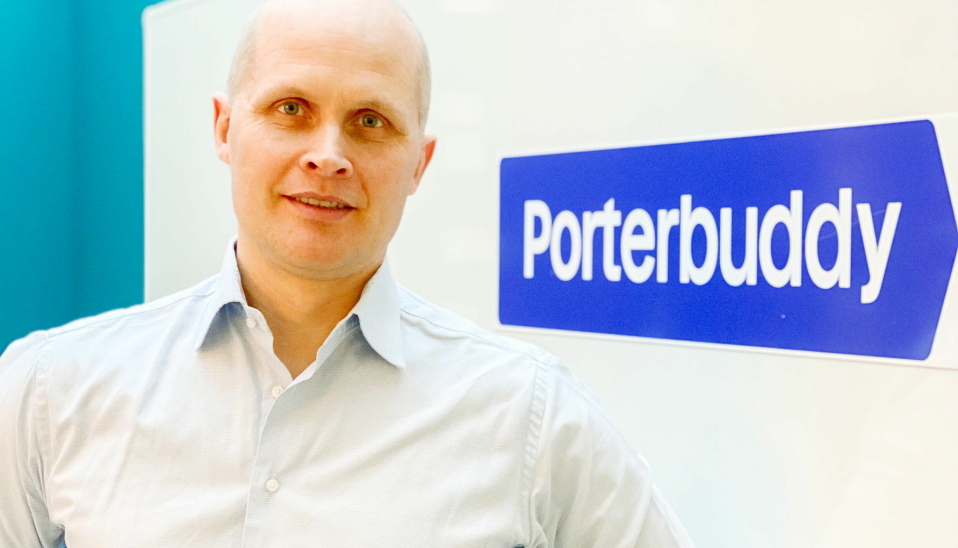 MANNEN BAK: Henrik Gerner-Mathisen startet porterbuddy i 2016, og har bakgrunn som advokat som jobbet mye med oppkjøp av teknologiselskaper.