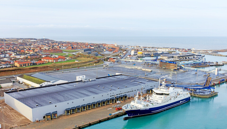Hav Line har investert nærmere en milliard kroner i skipet Norwegian Gannet mottaksanlegg i Hirtshals.