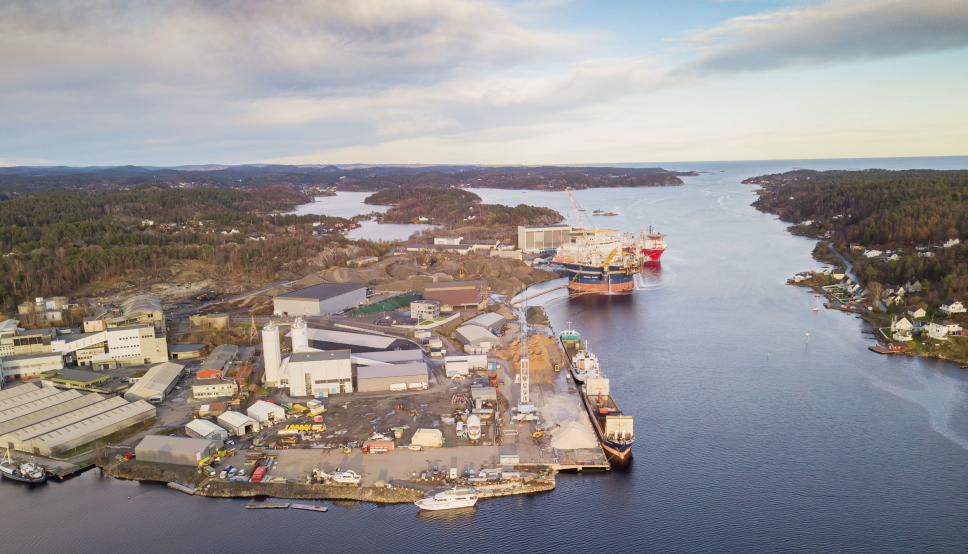 Arendal Havn kan få betydelig økte volumer som følge av etablering av batterifabrikk og nytt næringsområde.