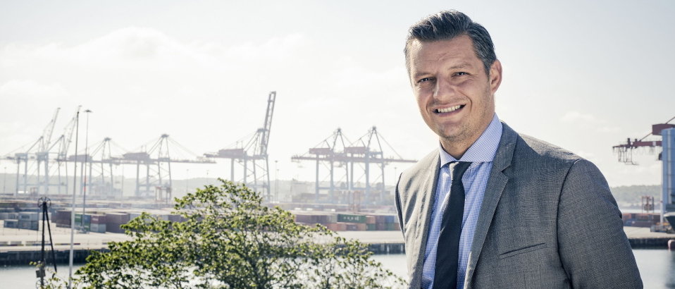 Elvir Dzanic, administrerende direktør i Port of Gothenburg AB.