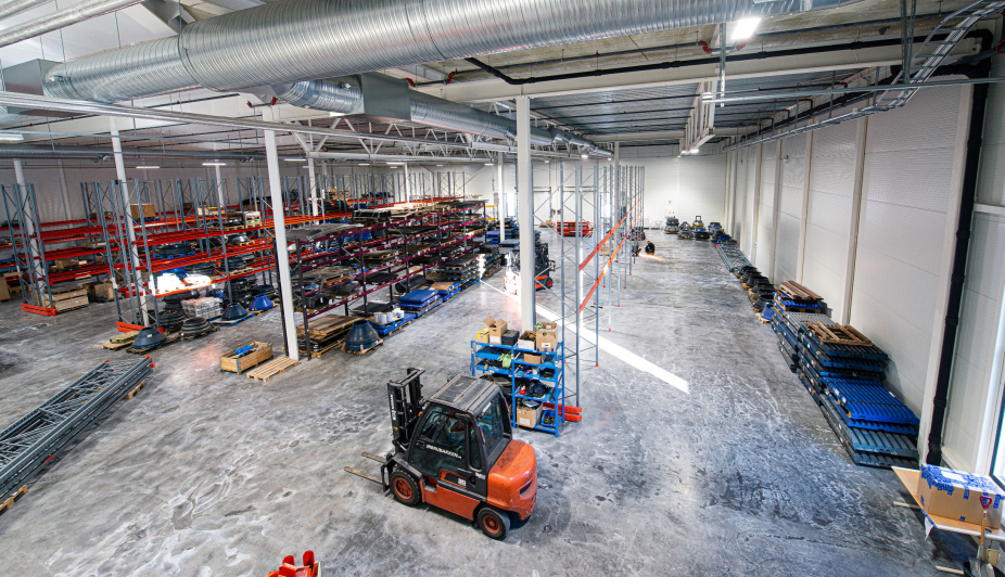 TO STORE HALLER: Perfekt for lager, logistikk og transportkrevende virksomheter