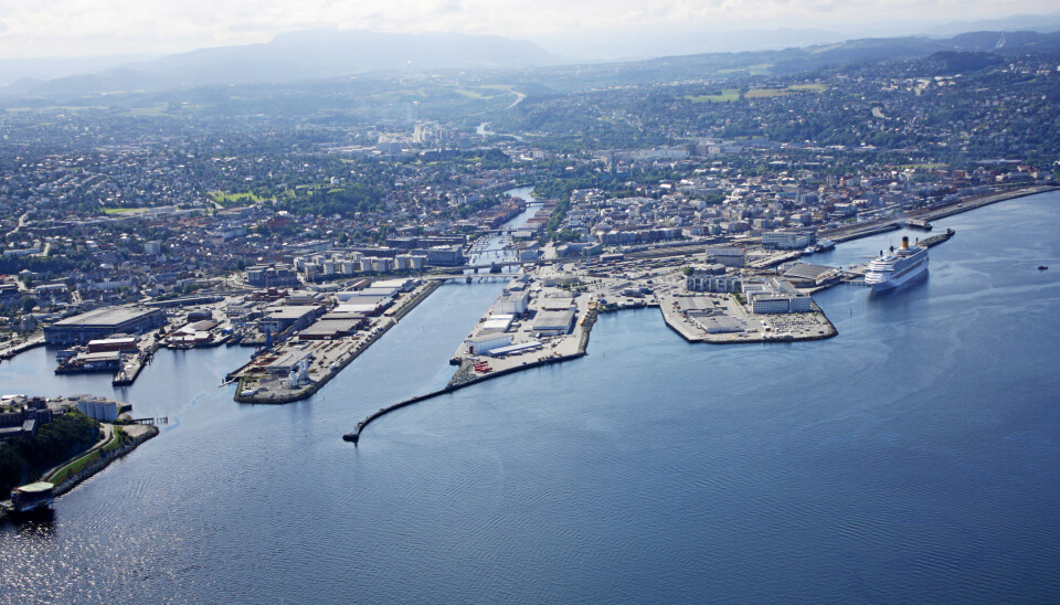 Trondheim Havn har opplevd en nedgang total i 2020, men en oppgang i containervolumer.