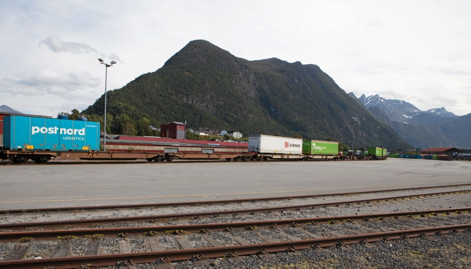 Det har vært stille på godsterminalen i Åndalsnes siden Green Cargo la ned sin rute. Her fra 2017 mens det fortsatt var aktivitet.