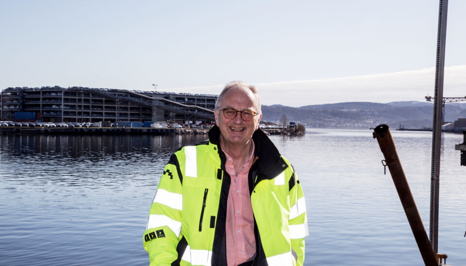 UTBYGGER: Havnedirektør Einar Olsen har jobbet i Drammen Havn i nesten 25 år, og hele tiden kjempet for utvidelser.