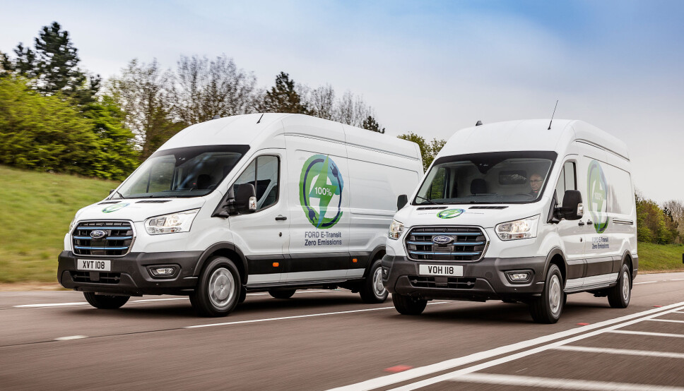 E-Transit kommer nå til Norge for testing. E-Transit kommer nå til Norge for testing.