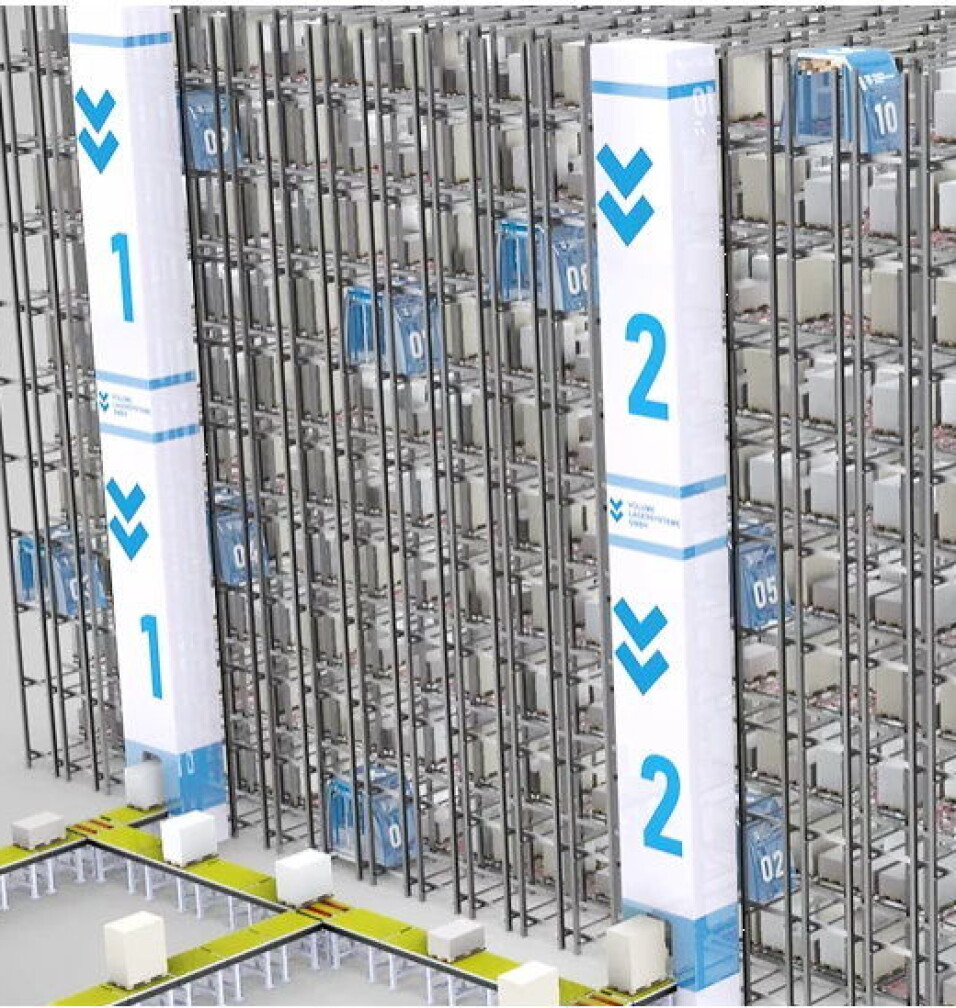 SMART: Med Volume Wave kan pallene stå tett i tett, men systemet vil likevel ha lett tilgang til hver eneste pall så lenge det er én ledig plass på hver rad SMART: Med Volume Wave kan pallene stå tett i tett, men systemet vil likevel ha lett tilgang til hver eneste pall så lenge det er én ledig plass på hver rad