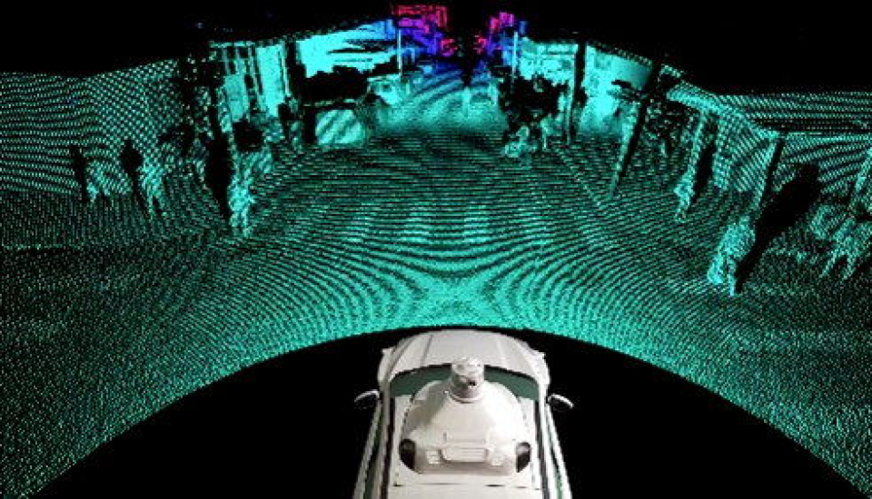 SKANNER: Argos Lidar ser bedre i mørket og klarer å skille ut mørke objekter. Et samspill mellom kamera, Lidar og radar må til for å skape et så komplett bilde av trafikksituasjonene som mulig.