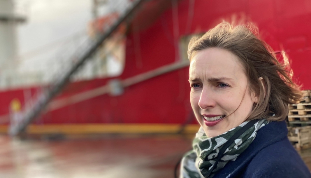 Næringsminister Iselin Nybø vil satse på digitalisering og grønn omstilling i skipsfarten.