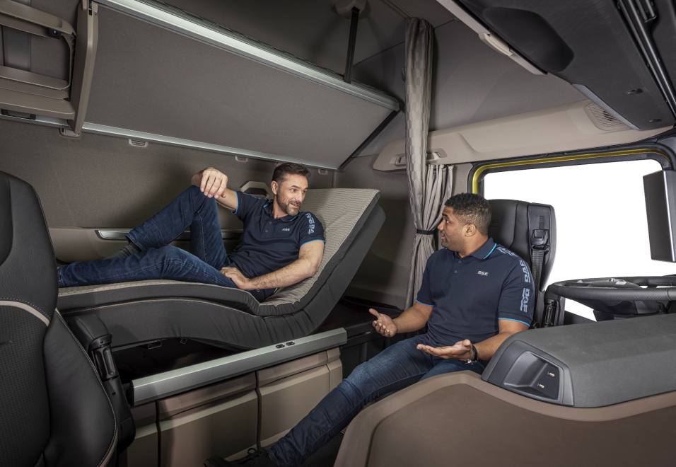 BEHAGELIG: Daf hevder at komforten i de nye store hyttene er best på markedet.