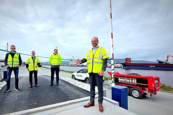 Grønn bulkterminal skal redusere massetransport på vei i Trondheim-regionen